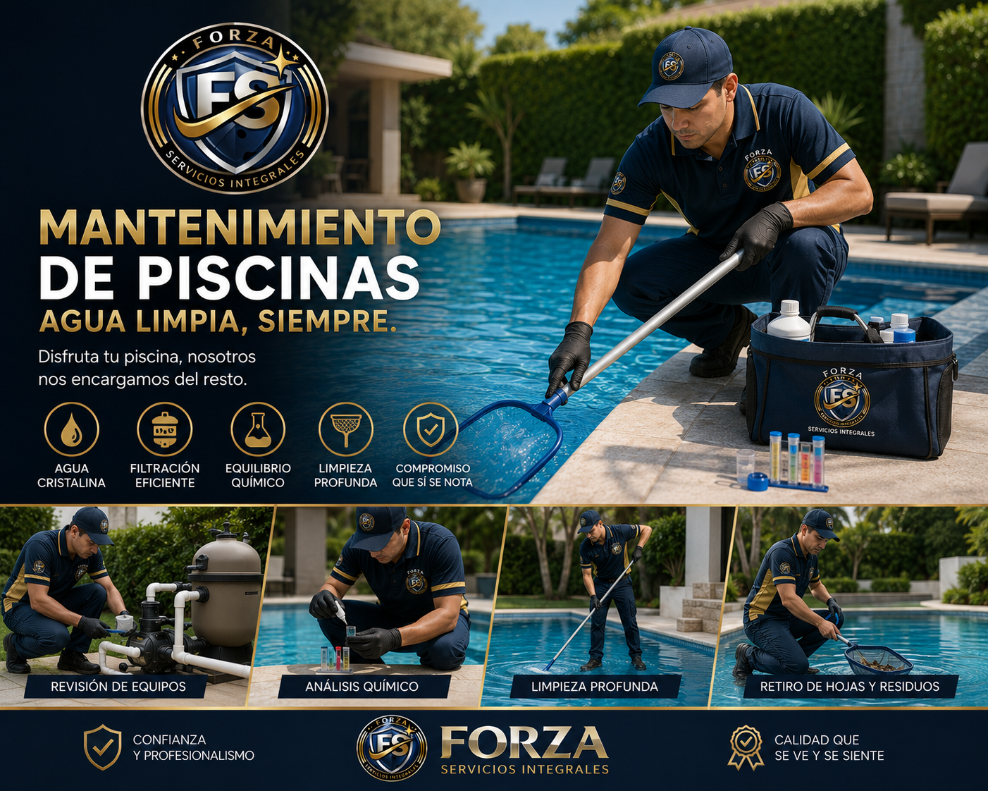Mantenimiento de piscina